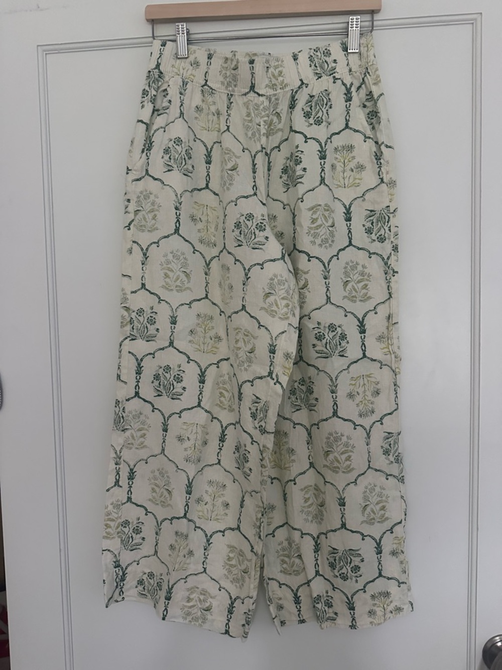 Rachel Zoe 100% Linen Wide Leg Pants